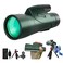Gosky 12x55 High Definition Monocular Telescope and Quick Phone Holder2021 Waterproof Monocular BAK4 Prism for Wildlife Bird Watching Hunting Camping Travel Scenery