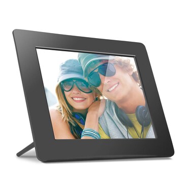 Aluratek 8 Inch LCD Digital Photo Frame with Auto Slideshow Using USB SDSDHC ADPF08SF  Black