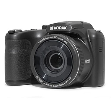 KODAK PIXPRO Astro Zoom AZ255WH 16MP Digital Camera with 25X Optical Zoom 24mm Wide Angle 1080P Full HD Video and 3 LCD Black