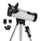 Celestron 31150 Computerized Newtonian Telescope For Beginners 2 Eyepieces FullHeight Tripod Motorized Altazimuth Mount Large 114mm Reflector Silver 114 LCM