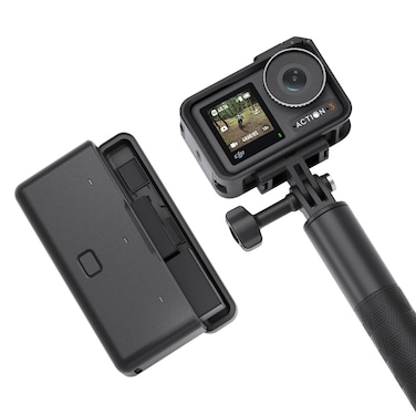 DJI Osmo Action 3 Adventure Combo Waterproof Action Camera with 4K HDR 10Bit Color Depth HorizonSteady Cold Resistant  LongLasting Extension Rod Vlogging Camera for YouTube