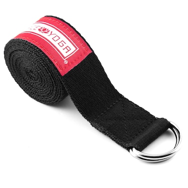 Peace Yoga 3m Strap Black  Exercise Strap