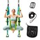 Yoga Trapeze Swing Set for Home  Outdoor  Easy Setup for Strength Balance  Back Pain Relief  Adjustable Straps  600lb Capacity Includes Carrying Bag  Online Tutorials