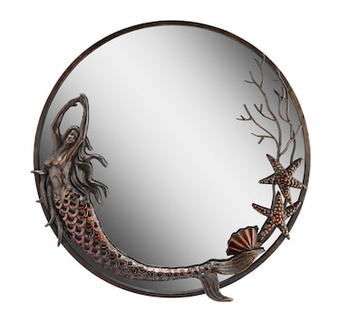 Zeckos SPI Mermaid Round Mirror