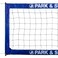 Park  Sun Sports Regulation Size IndoorOutdoor Professional Volleyball Net with Steel Cable Top and Bottom Blue One Size