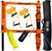 Park  Sun Sports Spectrum Classic Portable Professional Outdoor Volleyball Net System YellowOrange