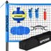 Hamino Volleyball Net Outdoor Portable Volleyball Net System for Backyard with Adjustable Height PolesBoundary LinePumpCarrying Bag for Outdoor Backyard Beach Lawn Entertainment Sports