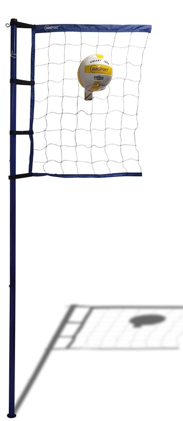 BEX SunSport Volleyball Original Kit  Containing 1x Volleyball Net 6 Poles Extra Straps Storage Bag and Rule Book