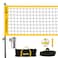 A11N SPORTS HeavyDuty 32ft Outdoor Volleyball Net with AntiSag System  Portable Set Includes Volleyball Net Air Pump Boundary Markers and Bag  Perfect for Backyard Beach and Park