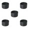WELWIK 5PCS Tennis Racquet Grips Tennis Racket Grip Band with NonSlip Badminton Tennis Absorbent Cover Badminton Tennis Absorbent Overgrip in Place Black