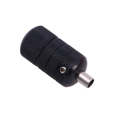 Healifty Aluminium Tattoo Grips Tattoo Machine Handle Grip Twist Tattoo Tube for Coil Tattoo Machine Tattoo Supplies Body Art Tools Black