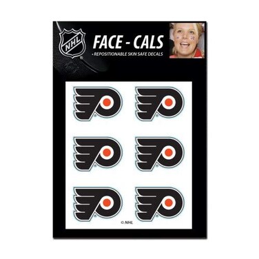 WinCraft NHL Philadelphia Flyers Face Tattoos Team Colors One Size