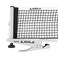 JOOLA Snapper Professional Table Tennis Net and Post Set  Portable and Easy Setup 72 Regulation Size Ping Pong Spring Activated Clamp Net one size