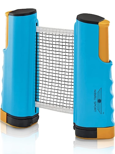 NIBIRU SPORT Ping Pong Paddles Set  Table Tennis Rackets and Balls Retractable net with Posts and Storage Case  Pingpong Paddle and Game Table Accessories