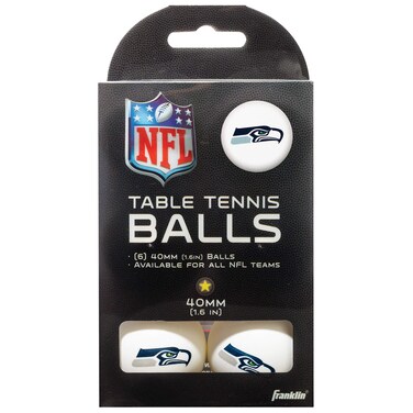Franklin Sports Team Licensed Table Tennis Balls  NFL Team Table Tennis Balls  Official Team Logos and Colors  Fun NFL Tailgate Accessories