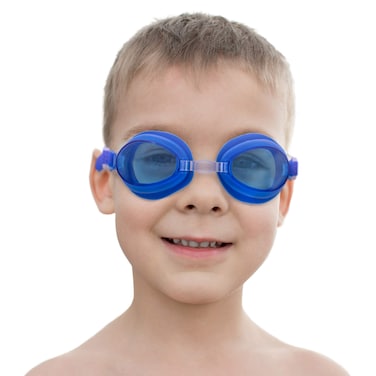 Crown Sporting Goods Colorful Kids Goggles with Case  Childrens Swimming Eyewear UV Protection AntiFog Lenses  Pool Beach
