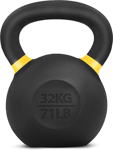 Yes4All Kettlebell 1015lb Weight with Wide Multigrip Handle for Dumbbell Weights Exercises Full Body Workout Equipment