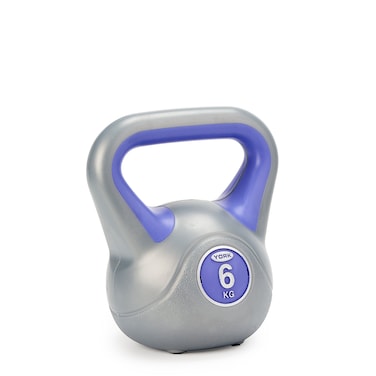 York Purple  Fitness Vinyl Kettlebell  6KG
