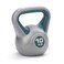 York Fitness Vinyl Kettlebell Home Gym Equipment Perfect for Bodybuilding Weight Lifting Training Green10kg 10005