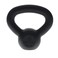 Body Sport Cast Iron Kettlebell Weight Strength Training Equipment for Home Gym Black
