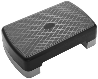 BalanceFrom Adjustable Workout Aerobic Stepper Step Platform Trainer 4 Removable Raisers Included