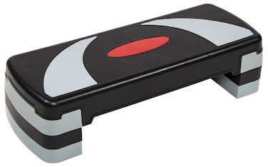 BalanceFrom Adjustable Workout Aerobic Stepper Step Platform Trainer 4 Removable Raisers Included