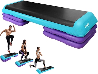 Yes4All Aerobic Step Platform Health Club  TealPurple