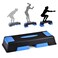 SPORFIT Aerobic Step Platform for Exercise wRisersWorkout Step Height Adjustable 579Fitness Step 450lbs CapacityNonslip Exercise Step Deck for HomeGym