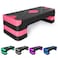 Adjustable Workout Aerobic Stepper in Fitness  Exercise Step Platform Trainer 3 settings adjustable height 468