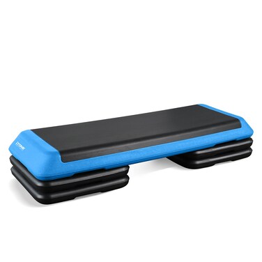 Tone Fitness Adjustable Aerobic Step Platform Exercise Step Blue