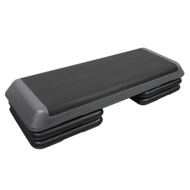 PRISP Professional Aerobic Stepper 3 Levels 46  8 in  1015  20 cm Large Adjustable Exercise Step Platform 110 x 42 cm