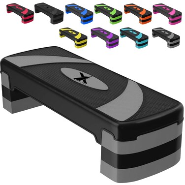Xn8 Steppers for Exercise Workout  Adjustable Step Aerobic Stepper Platforms Fitness Workouts Yoga Cardio Exercise Home  Gym Equipment Non Slip 10cm 15cm 20cm