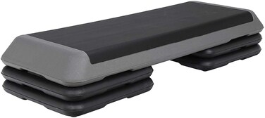 HOMGARDEN Adjustable Fitness Step Platform 43 Gym Aerobic Training Stepper w4 Extra RisersHomeGym Workout Equipment for Cardio