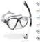 Cressi Big Eyes Evolution Mask  Alpha Ultra Dry Snorkel  Dive Combo Set One Size Multicolor Adult Unisex