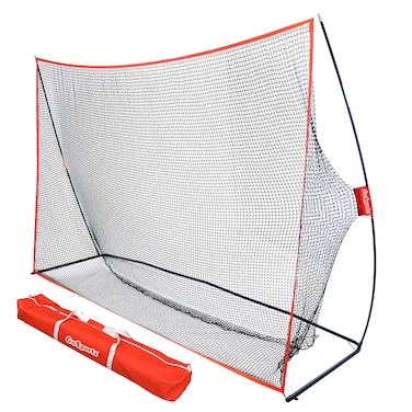 GoSports Golf Practice Hitting Net  Choose Between Huge 10x7 or 7x7 Nets Personal Driving Range for Indoor or Outdoor Use  Designed by Golfers for Golfers