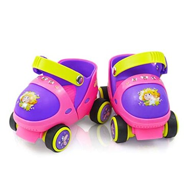Kids Childrens Adjustable Quad Roller Skates Wheels Lock Boys Girls Roller Skate for Beginners Toddlers Baby