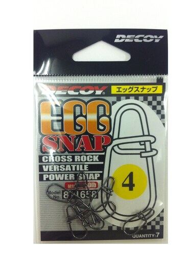 Decoy SN3 Egg Snap Powerful Cross Lock Snap Size 4 1658