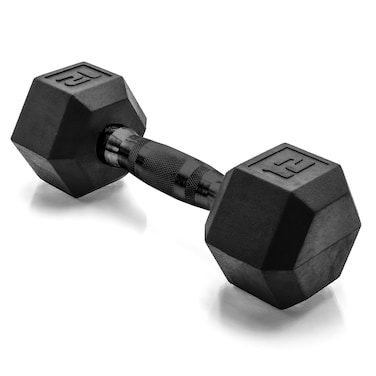 Cap Barbell Black Hanlde Hex Dumbbell