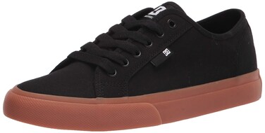 DC Mens Manual Skate Shoe Black Green Medium