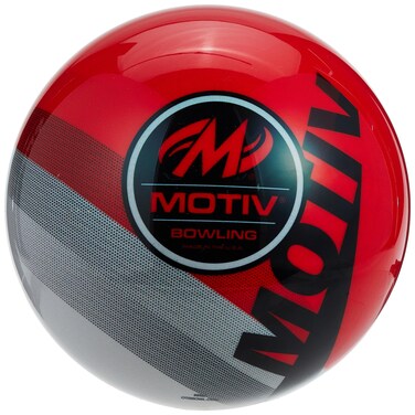 On The Ball Bowling Motiv Velocity Spare Bowling Ball  RedGrey 10lbs