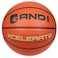 AND1 Xcelerate Rubber Basketball Official Regulation Size 7 295  Deep Channel Construction Streetball Made for Indoor Outdoor Basketball Games