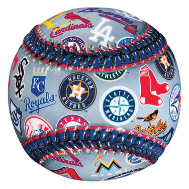 Franklin Sports 30 Club Baseball Teeball  Soft Strike Logo Ball All Teams Core MLB Official Licensed Product