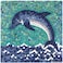 ALEA Mosaic DIY Art Kit 7 Square 20x20cm Dolphin