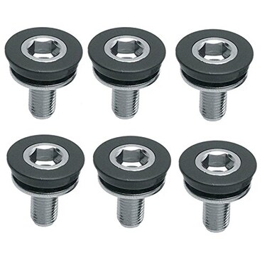BlueSunshine Hex Head Crank Arm Bolts 8mm x 15mm Pack of 6