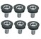 BlueSunshine Hex Head Crank Arm Bolts 8mm x 15mm Pack of 6