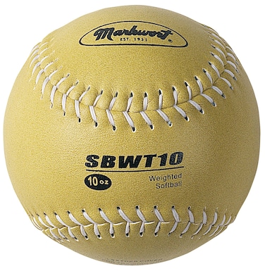 Markwort Weighted 12Inch SoftballsLeather Cover