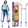 Geospace Original Walkaroo Steel Stilts by Air Kicks with Ergonomic Design for Easy Balance Walking Blue