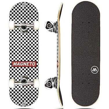 Magneto Kids Complete Skateboard  277 x 775  Maple Deck Components and Grip Tape  Full Assembled  Designed for Kids Teens Youth Boys Girls  Great First Board