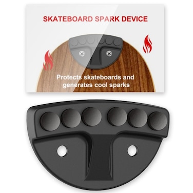 TUOBITUO Exciting Accessories to Create Sparks on Your Skateboardskateboard sparkspark plateskateboard spark plateskateboard accessories Black