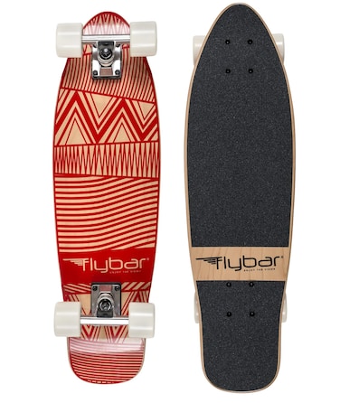 Flybar Skate Cruiser Boards  24  275 Strong 7 Ply Canadian Maple Complete Skateboards  60mm PU Wheels with High Speed ABEC 9 Bearings